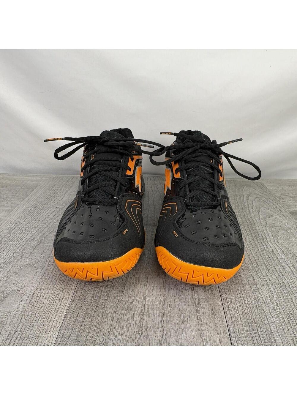 Lotto Raptor Syn-Pulse Indoor Court Shoes Men’s Size 11 (US) Black/Orange - Picture 2 of 15